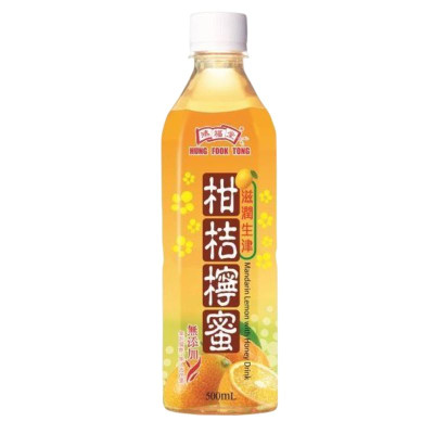 鴻福堂 柑桔檸蜜 500ml x4支